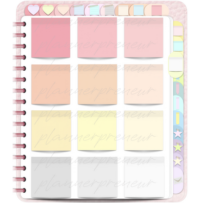 The Pastel Sticker Book Edit: 324 Digital Planner Stickers