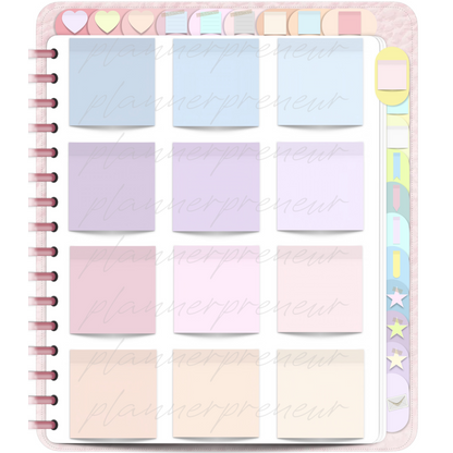 The Pastel Sticker Book Edit: 324 Digital Planner Stickers
