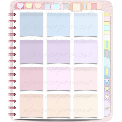 The Pastel Sticker Book Edit: 324 Digital Planner Stickers