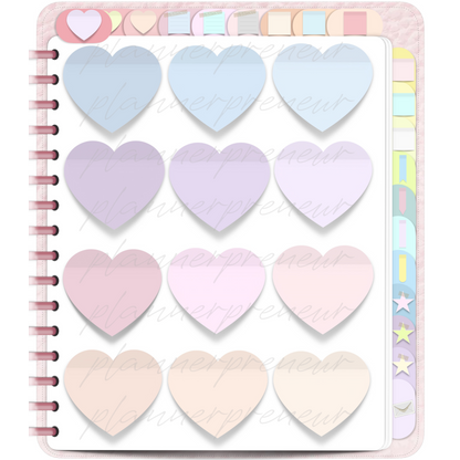 The Pastel Sticker Book Edit: 324 Digital Planner Stickers