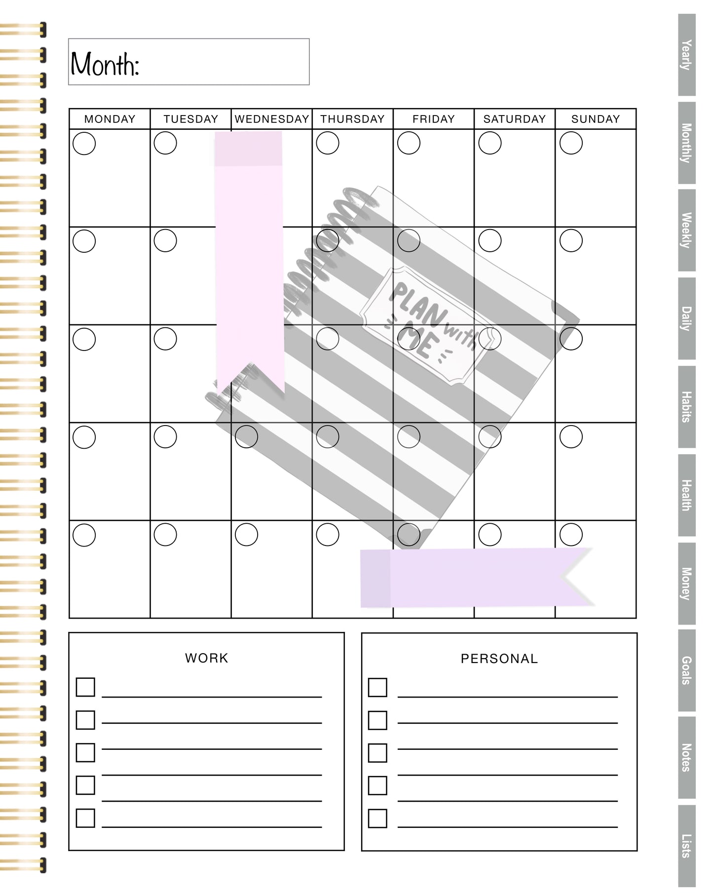 Digital Stickers 324 Pastel Digital Sticky Notes Bundle