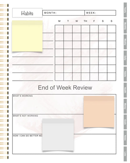 Digital Stickers 324 Pastel Digital Sticky Notes Bundle