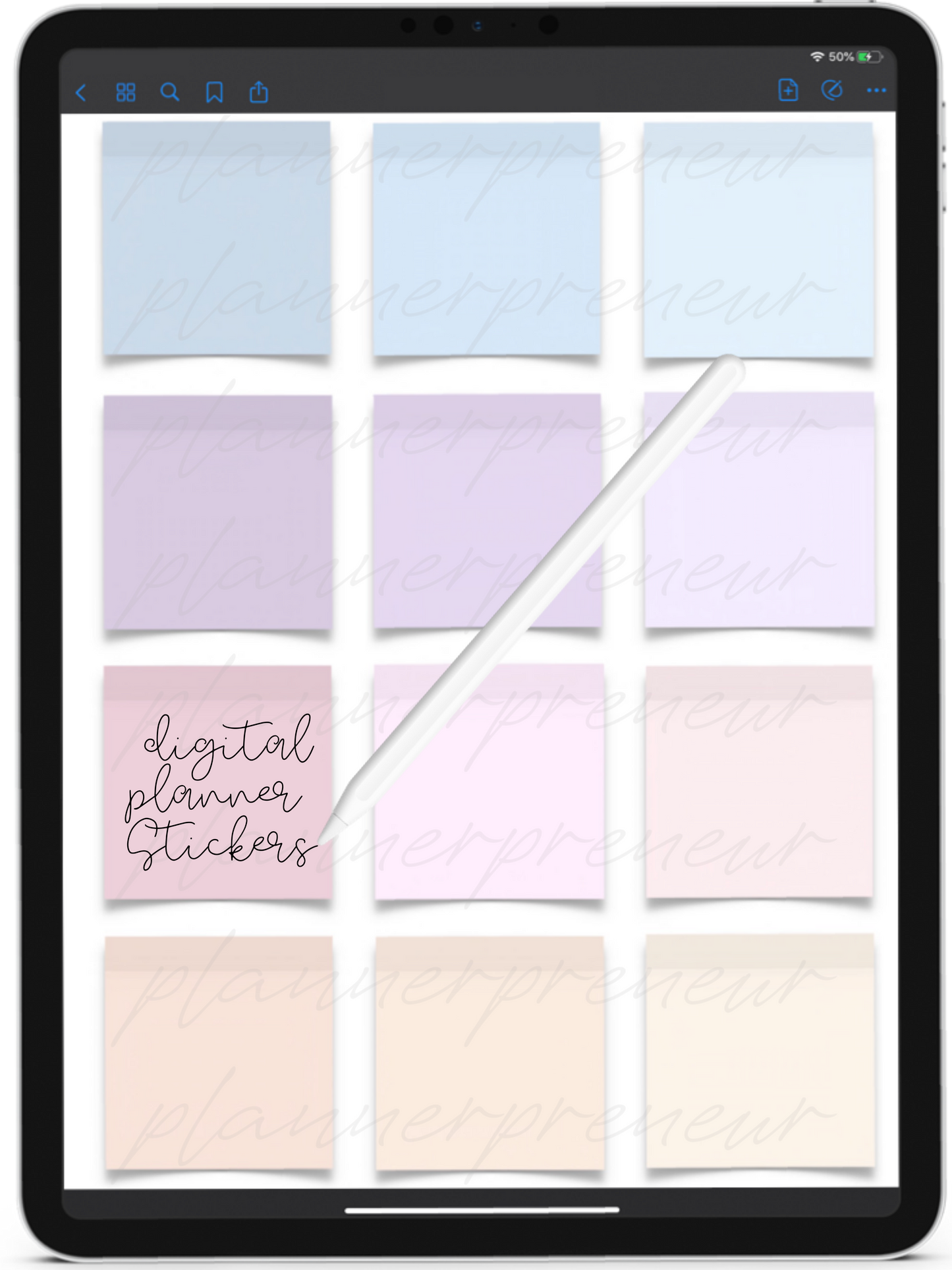 The Classic Sticky Note Edit: 72 Aesthetic Digital Stickers