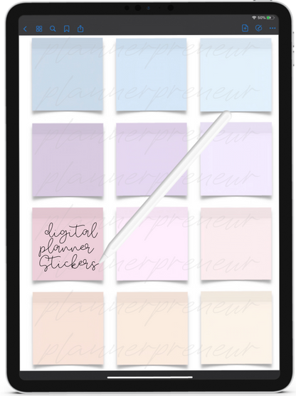 The Classic Sticky Note Edit: 72 Aesthetic Digital Stickers